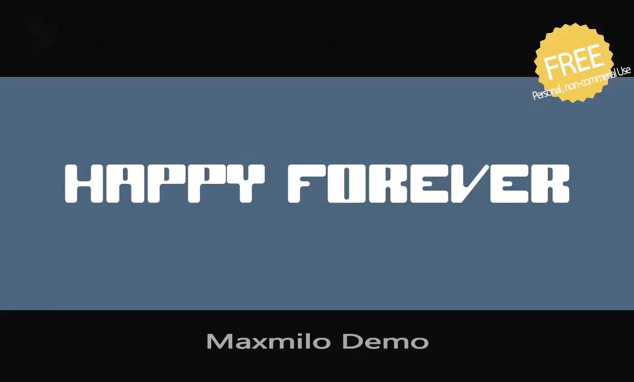 Sample of Maxmilo-Demo