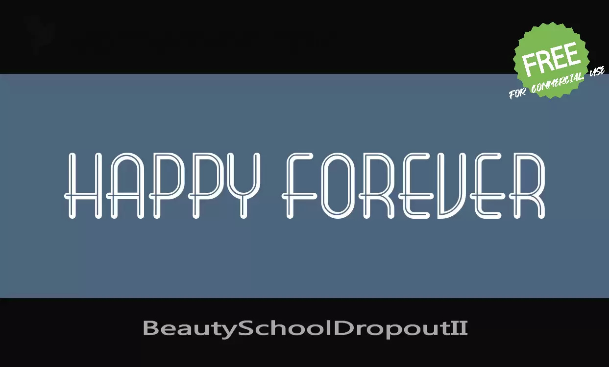 Sample of BeautySchoolDropoutII