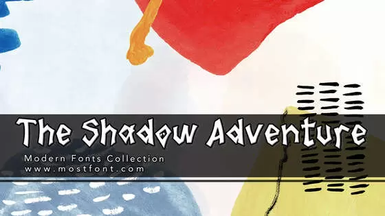 「The-Shadow-Adventure」字体排版图片