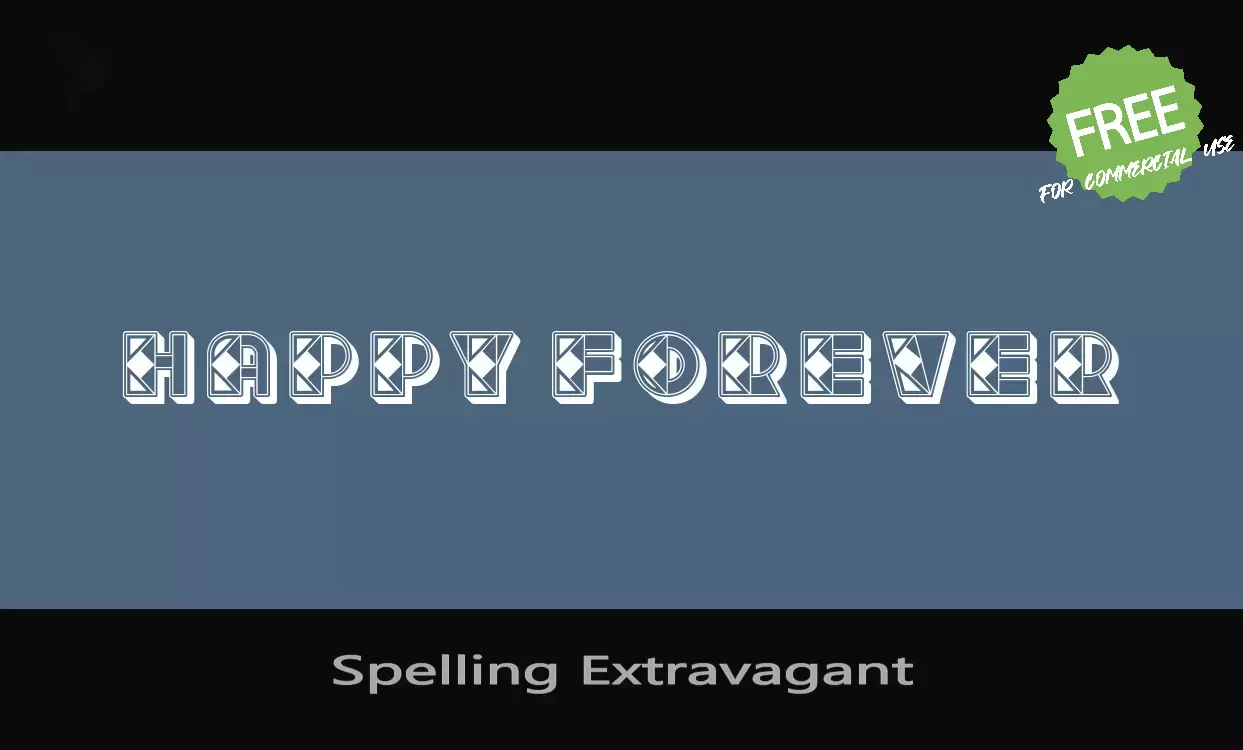 Sample of Spelling-Extravagant