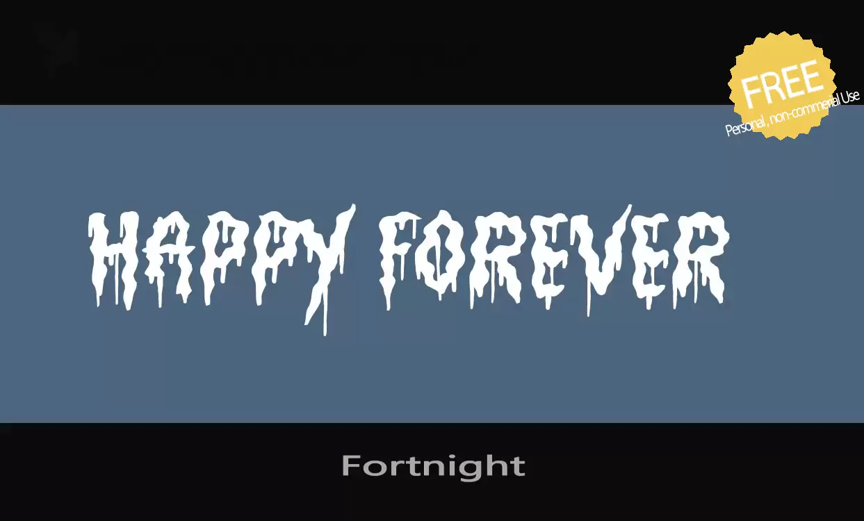 Font Sample of Fortnight