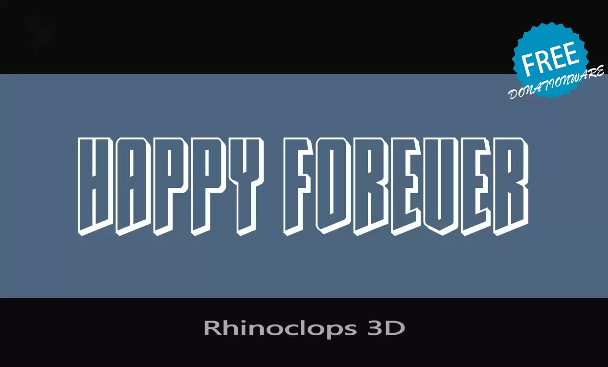 Sample of Rhinoclops-3D