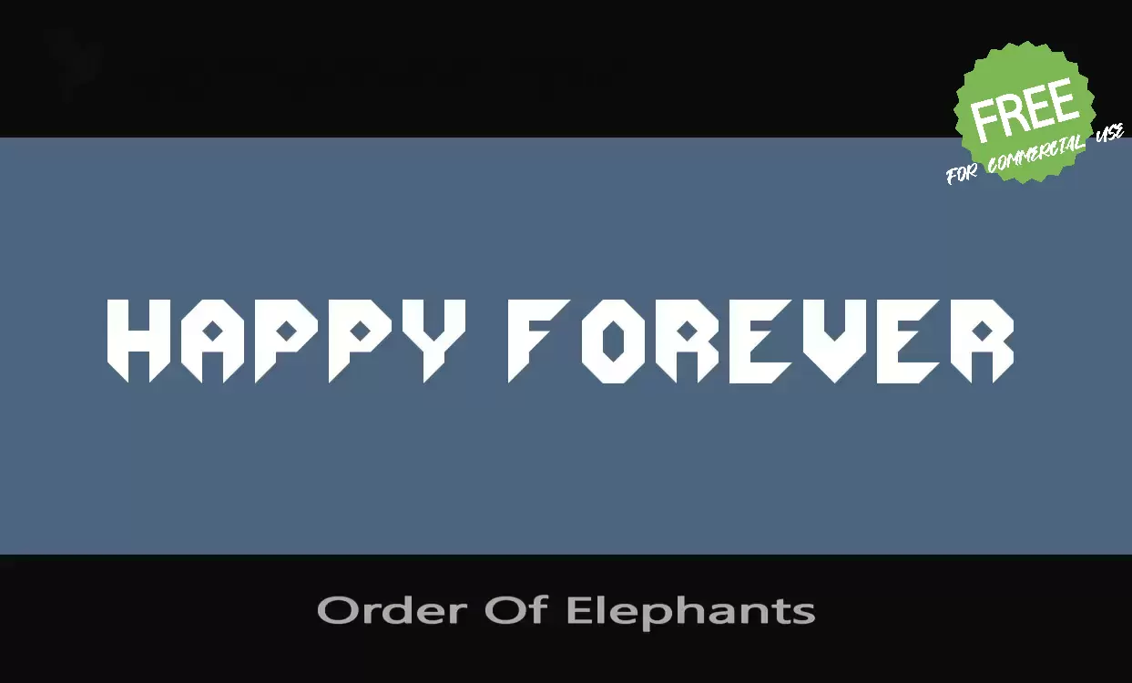 Sample of Order-Of-Elephants