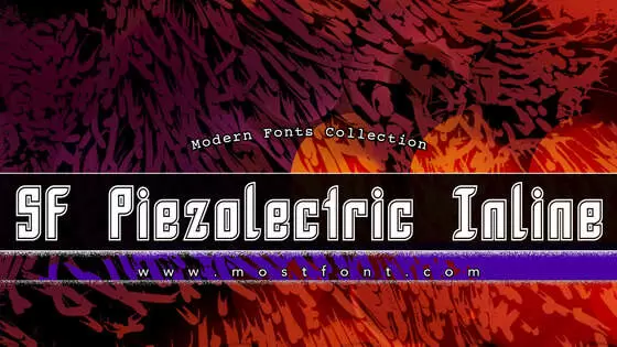 Typographic Design of SF-Piezolectric-Inline