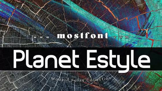 Typographic Design of Planet-Estyle
