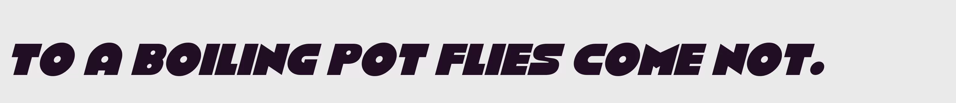 「Bananas Font Italic」字体效果图
