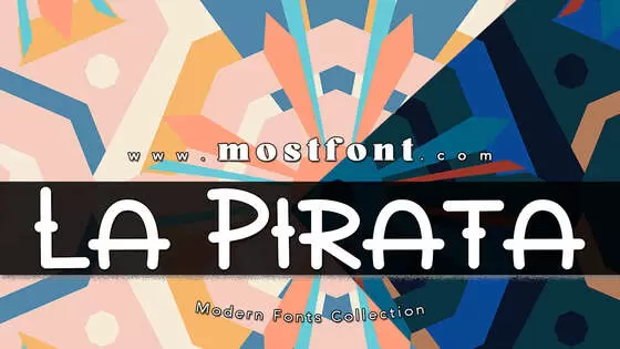 Typographic Design of La-Pirata