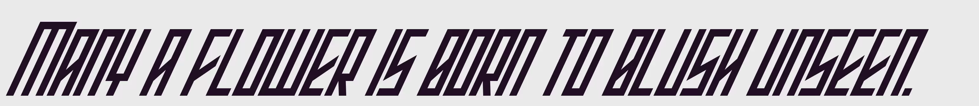 Preview Of Stretched Electrons Italic