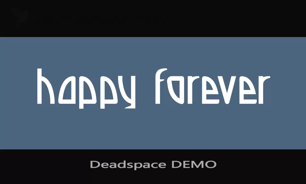 「Deadspace-DEMO」字体效果图