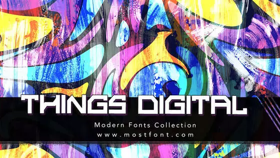 Typographic Design of THINGS-DIGITAL