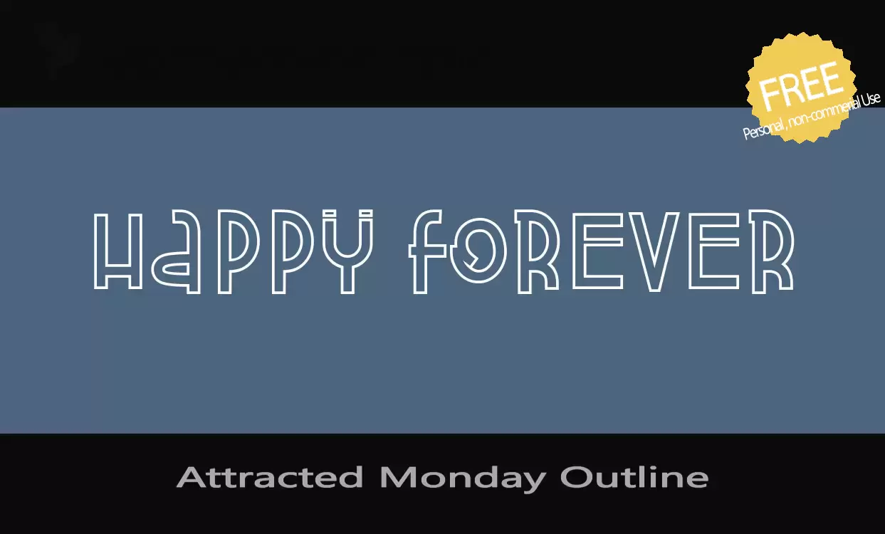 Sample of Attracted-Monday-Outline