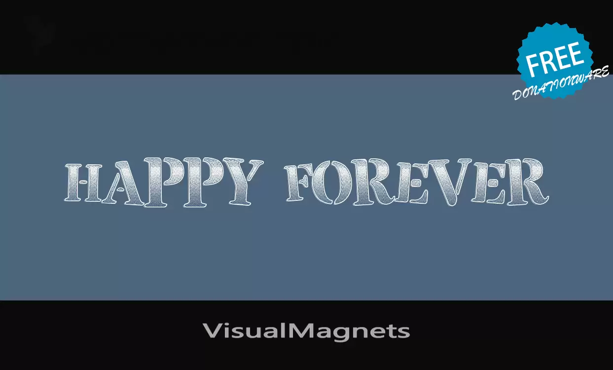 Font Sample of VisualMagnets