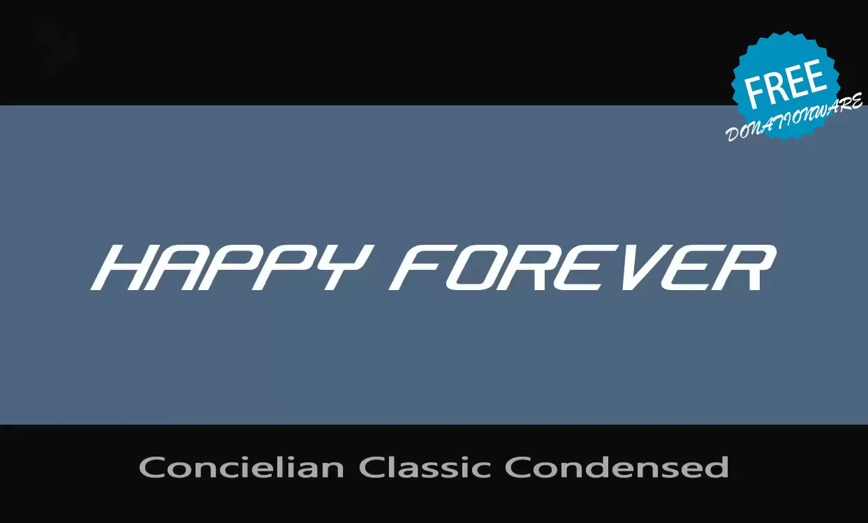 Sample of Concielian-Classic-Condensed