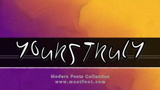 Typographic Design of YoursTruly