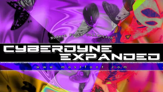 「Cyberdyne-Expanded」字体排版图片