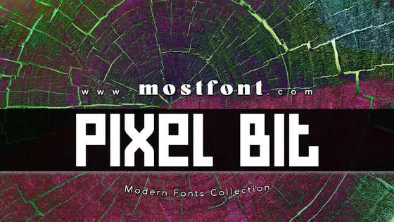 Typographic Design of Pixel-Bit