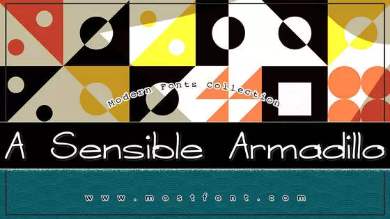 Typographic Design of A-Sensible-Armadillo