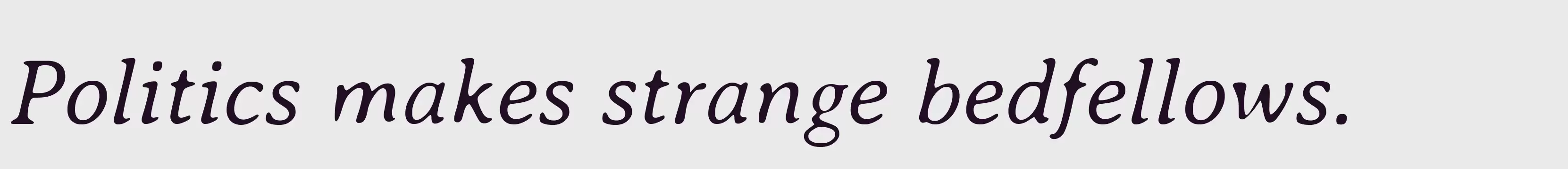 「LightItalic」字体效果图