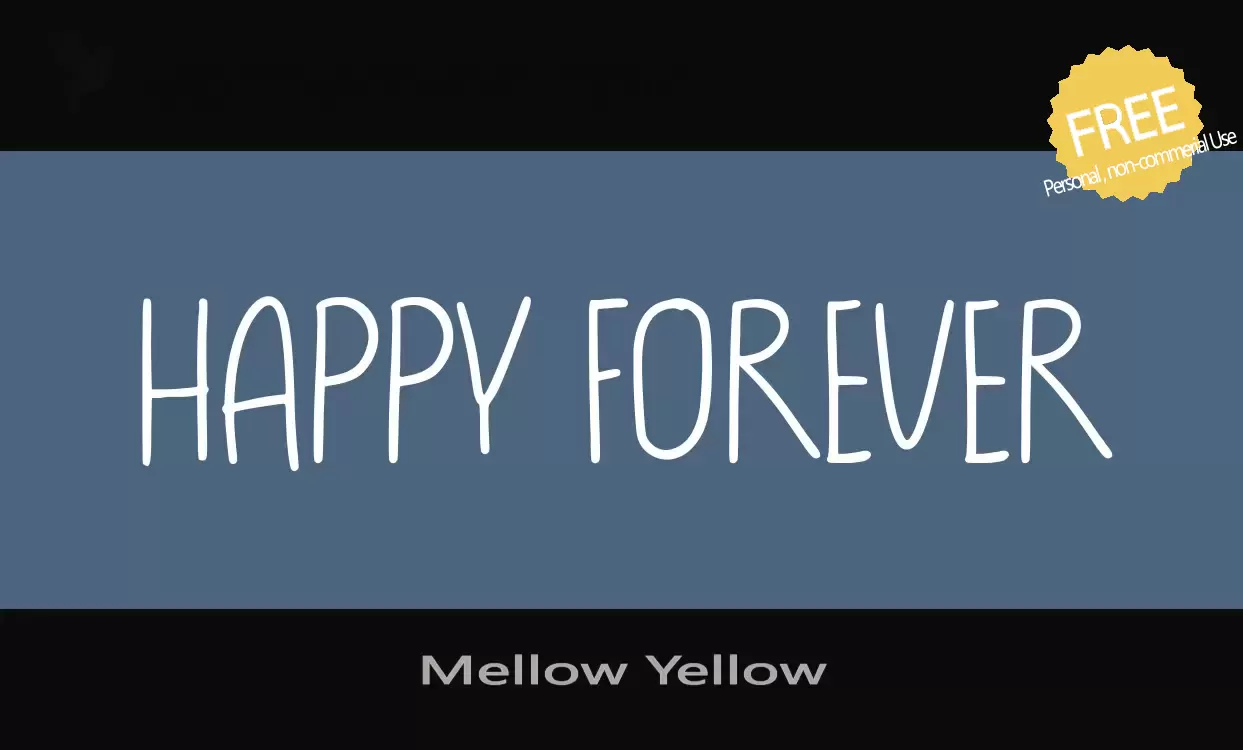 Sample of Mellow-Yellow