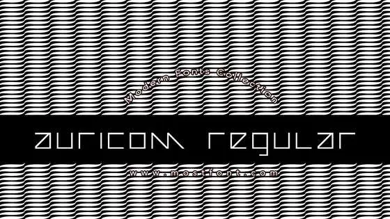 Typographic Design of Auricom