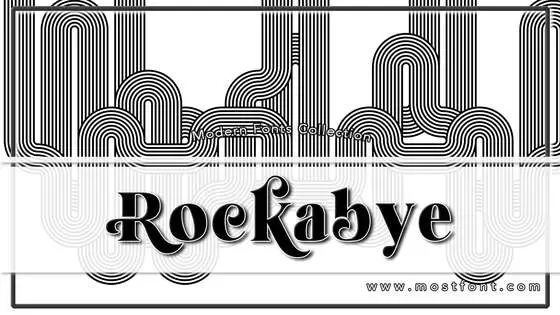 Typographic Design of Rockabye