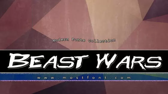 「Beast-Wars」字体排版样式