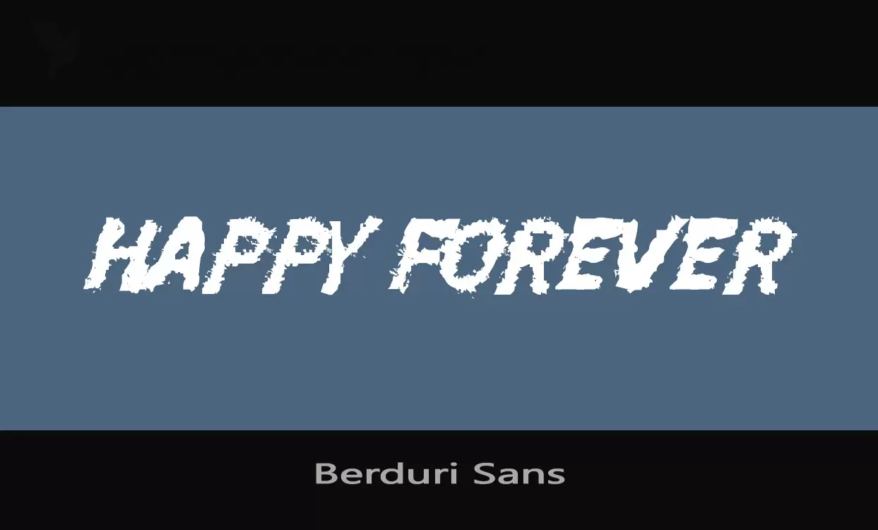 Sample of Berduri-Sans