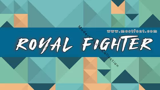 Typographic Design of Royal-Fighter