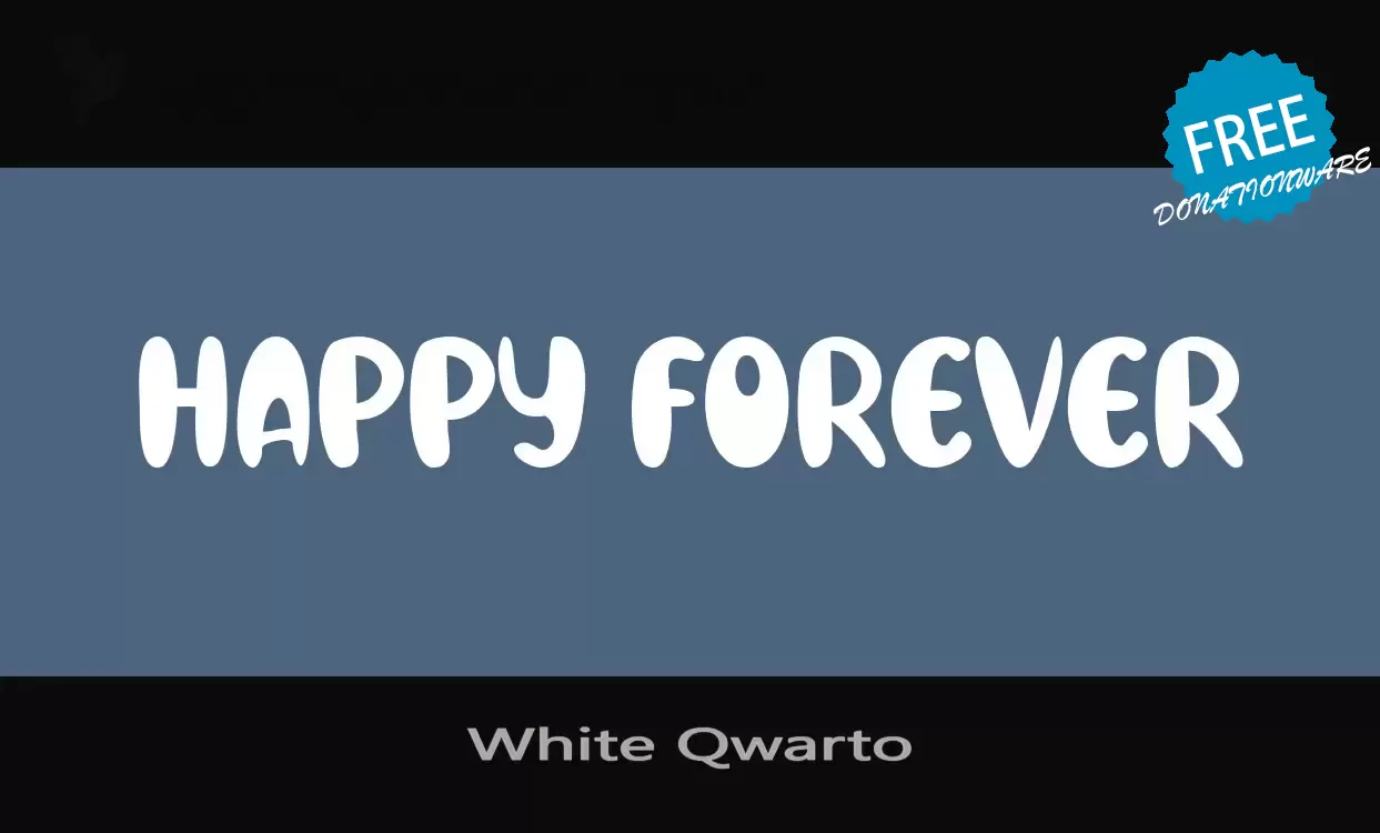 「White-Qwarto」字体效果图