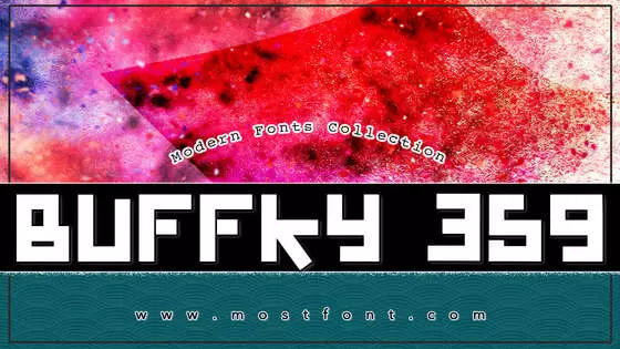 「BUFFKY-359」字体排版图片