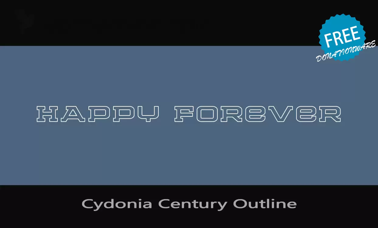 Sample of Cydonia-Century-Outline