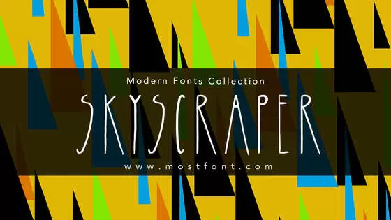 Typographic Design of Skyscraper