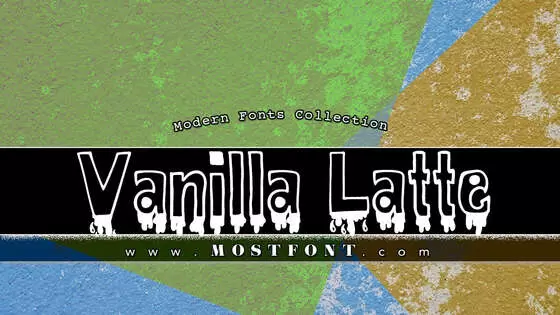 「Vanilla-Latte」字体排版图片