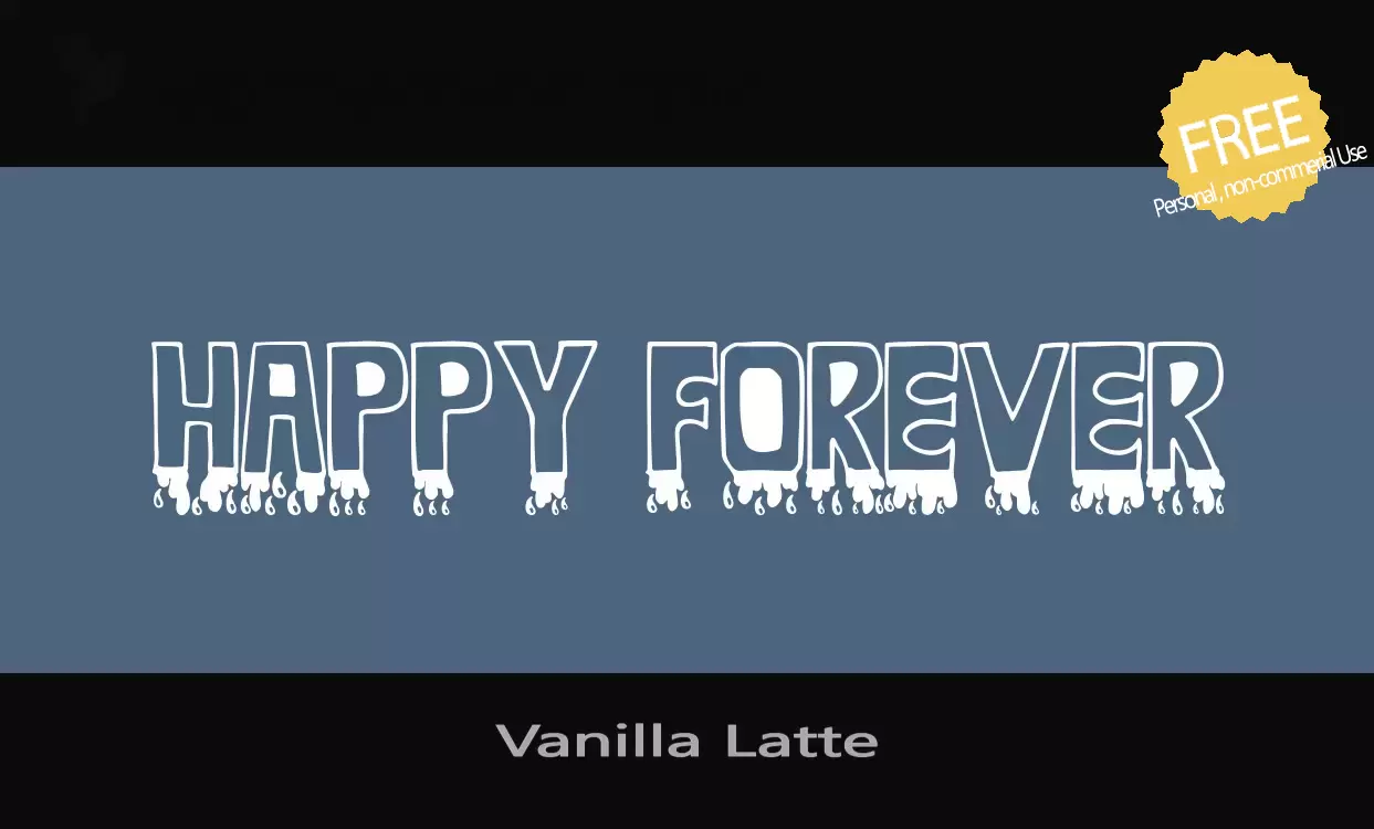 Sample of Vanilla-Latte