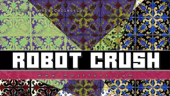 Typographic Design of Robot-Crush