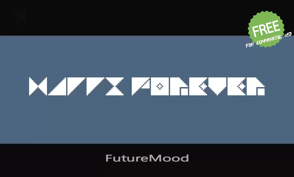 Font Sample of FutureMood