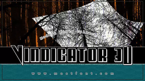 Typographic Design of Vindicator-3D