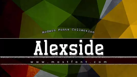 Typographic Design of Alexside