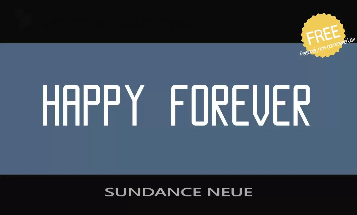 Sample of SUNDANCE-NEUE