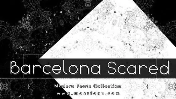 Typographic Design of Barcelona-Scared