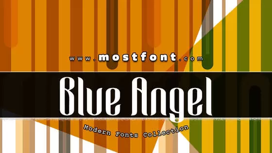 Typographic Design of Blue-Angel---Demo