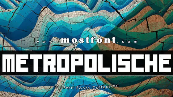 Typographic Design of Metropolische