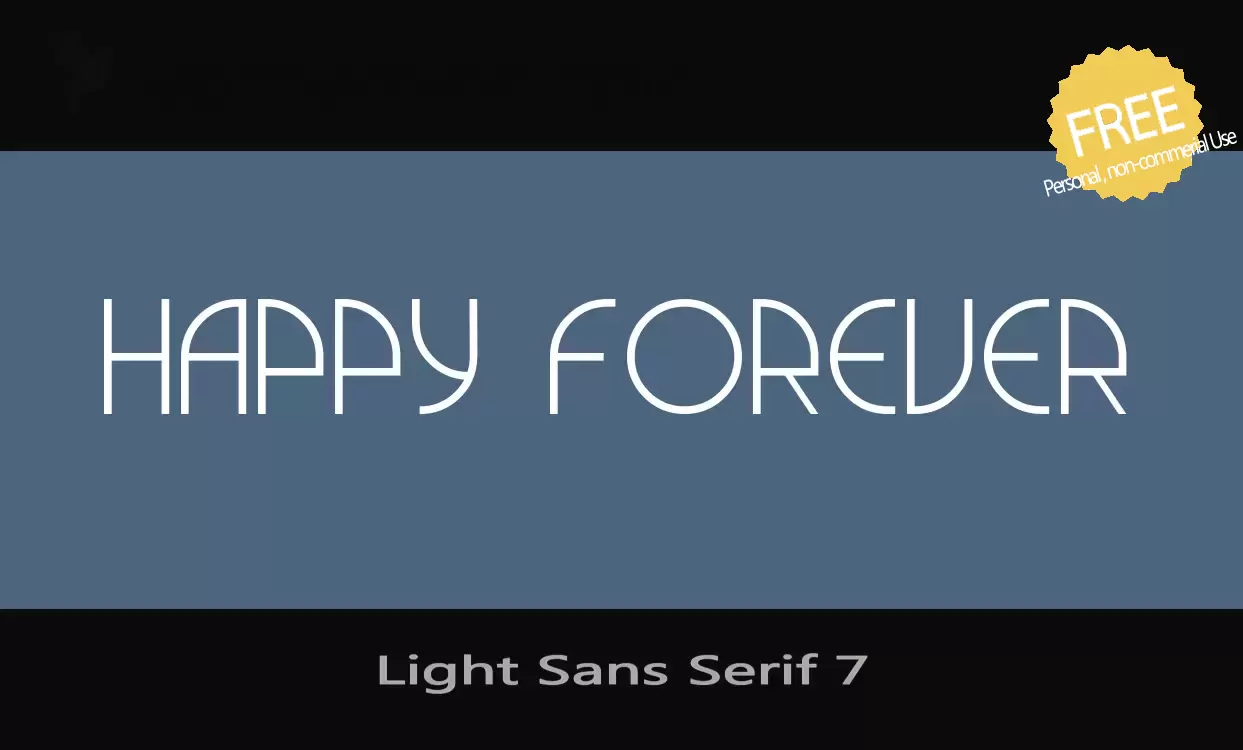 Sample of Light-Sans-Serif-7