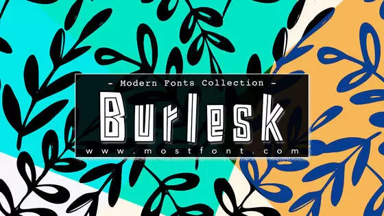 Typographic Design of Burlesk