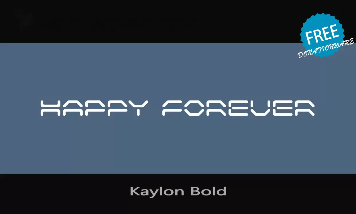 Sample of Kaylon-Bold