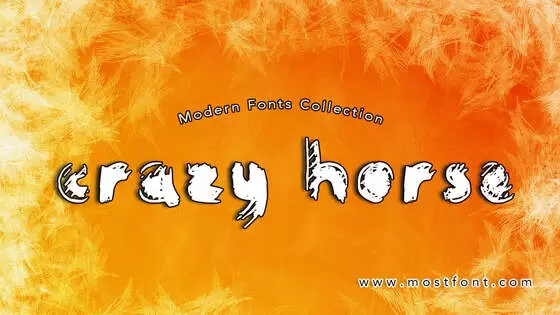 「Crazy-Horse」字体排版图片