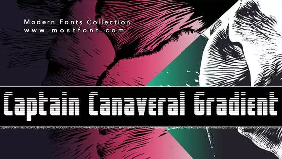 「Captain-Canaveral-Gradient」字体排版图片