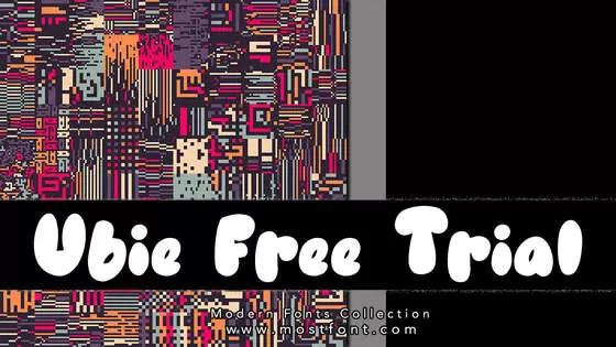 Typographic Design of Ubie-Free-Trial