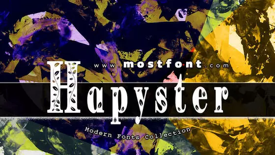 Typographic Design of Hapyster