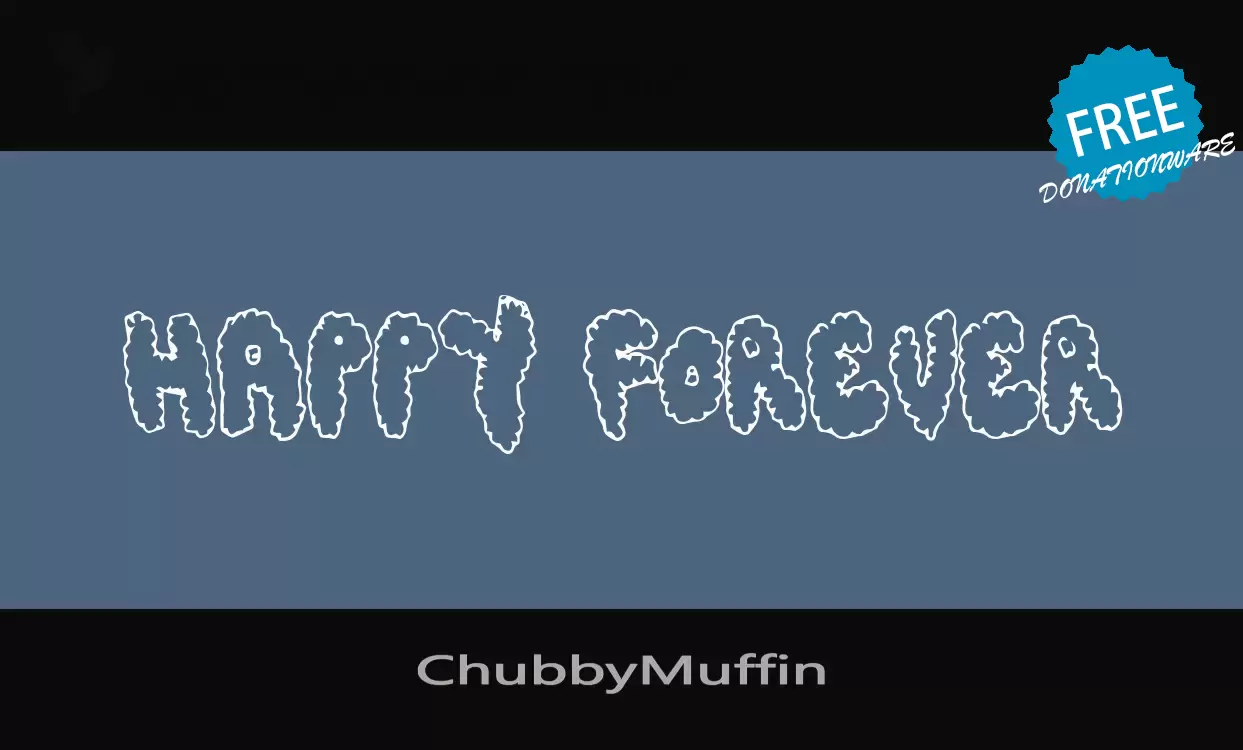 「ChubbyMuffin」字体效果图